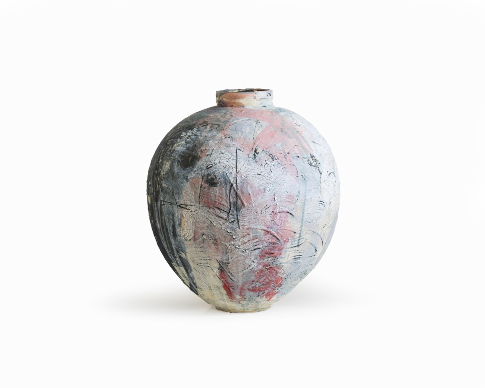 Vase rond petit pied - Image 4