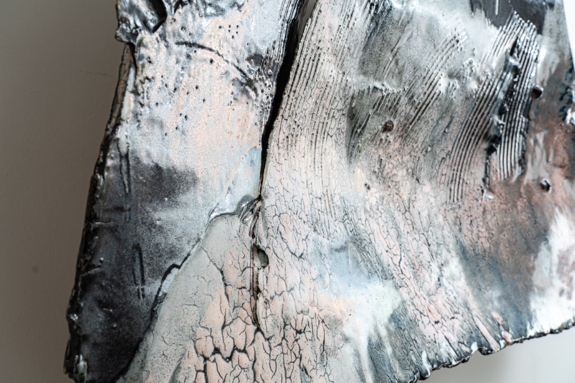 Panneau mural (noir/beige/rose) - Afbeelding 2