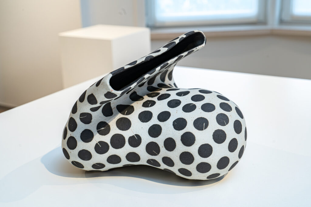 2 Wall sculptures with dots