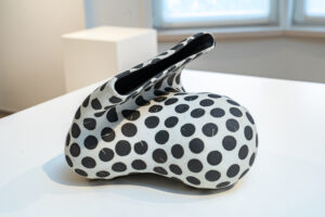 2 Wall sculptures with dots