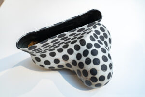 2 Wall sculptures with dots - Image 3