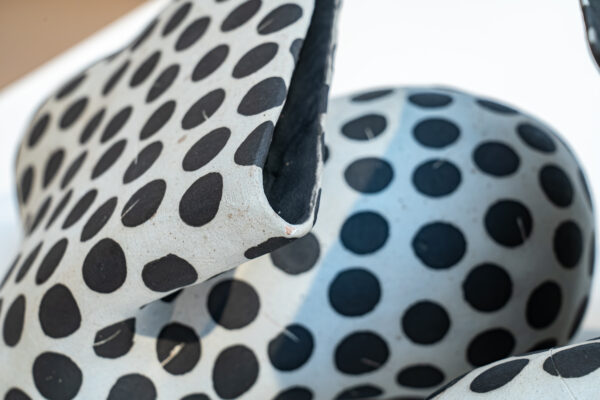 2 Wall sculptures with dots