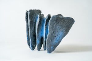 Grandes pointes bleues